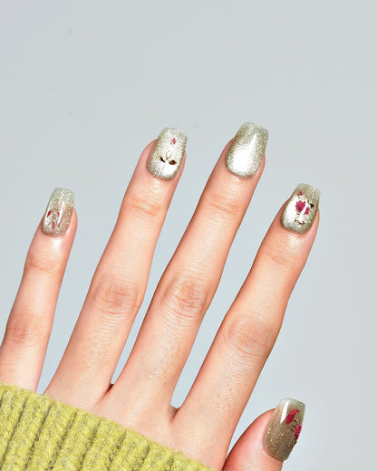 KOSBLING nail studio — Cat Eye / Rose Garden