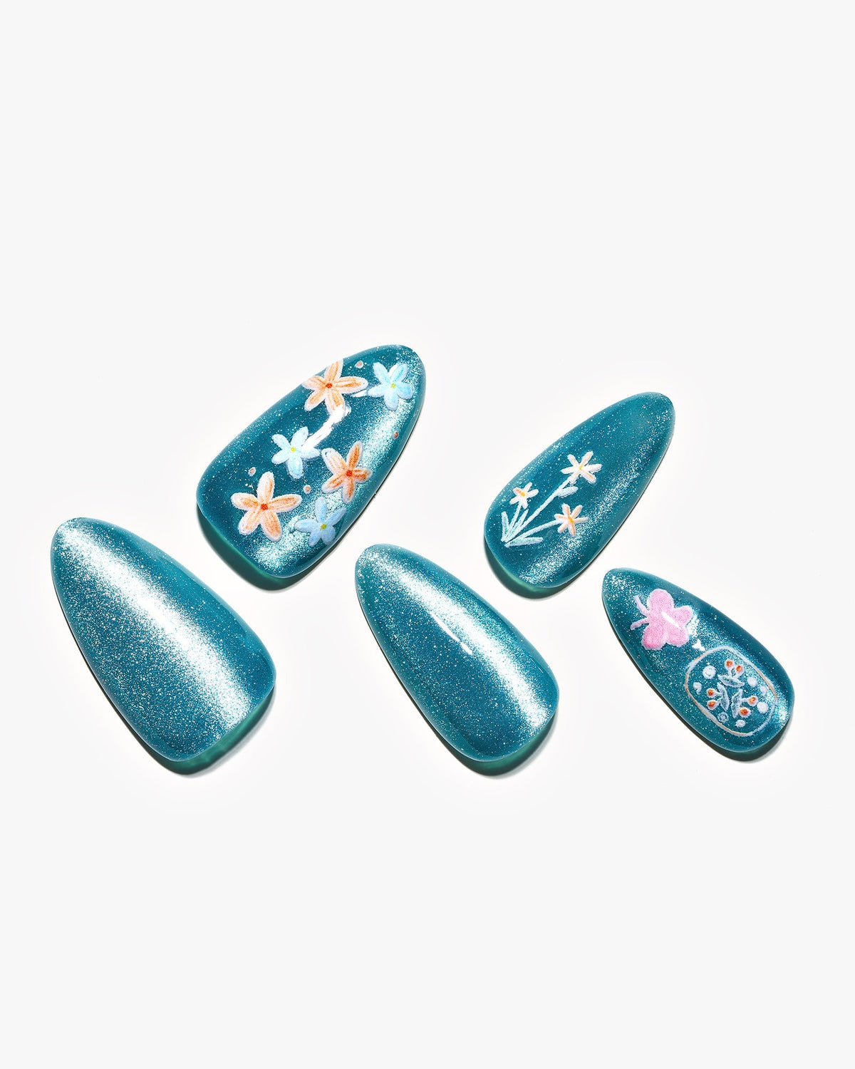 KOSBLING nail studio — Cat Eye / Spring Meadow