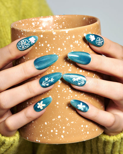 KOSBLING nail studio — Cat Eye / Spring Meadow