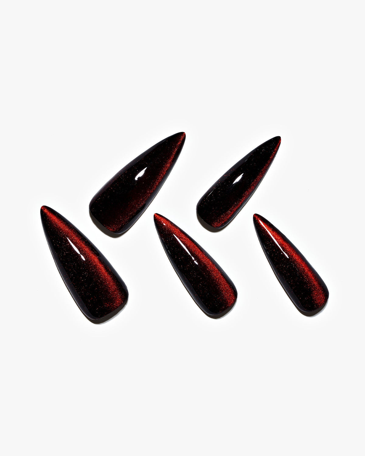 KOSBLING nail studio — Cat Eye / Velvet Night / Long Stiletto