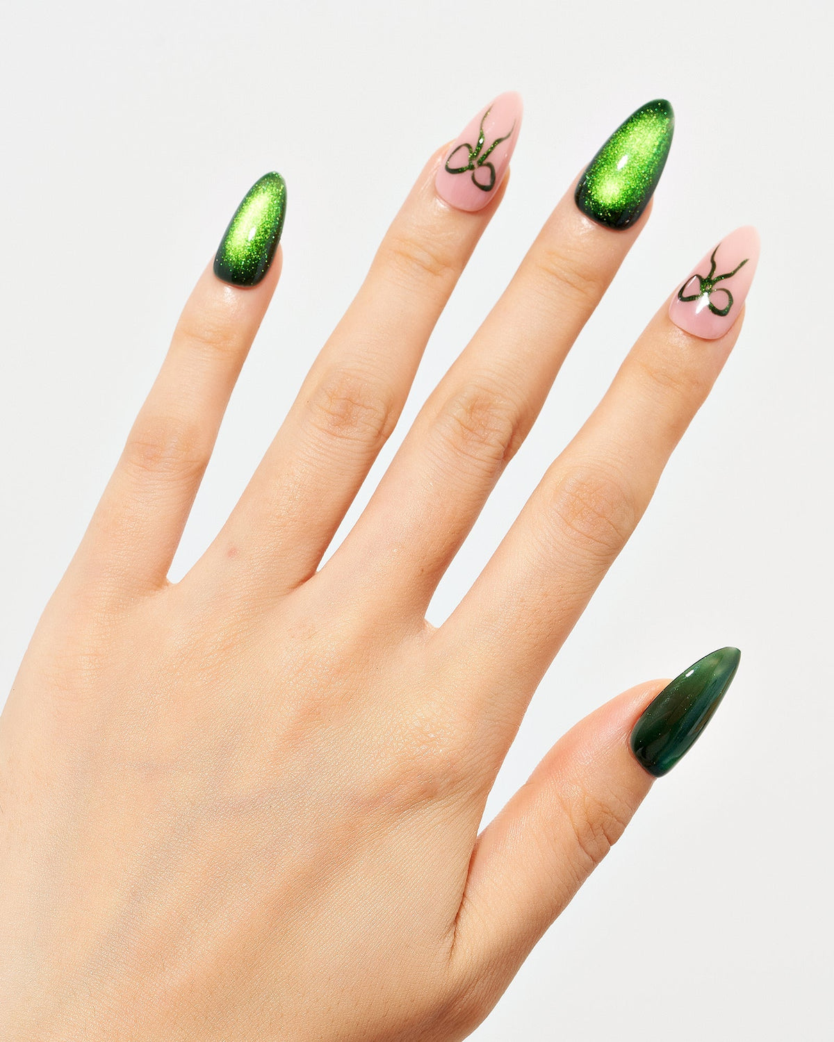 KOSBLING nail studio — Cat Eye / Spring Vine