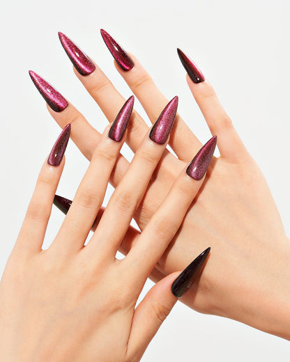 KOSBLING nail studio — Cat Eye / Begonia