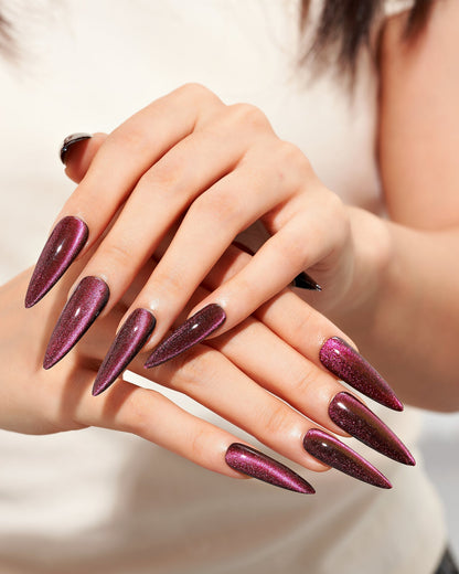 KOSBLING nail studio — Cat Eye / Begonia