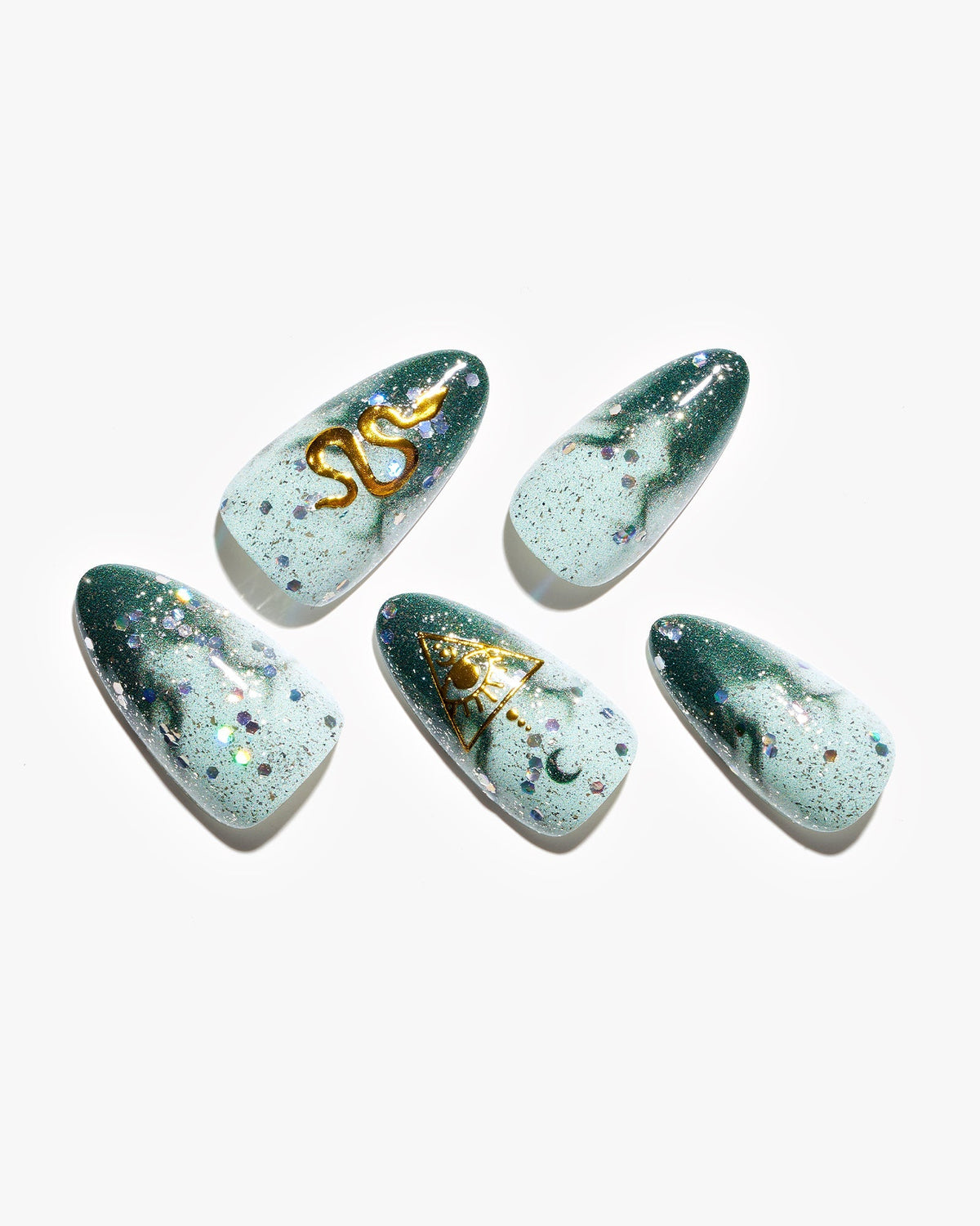 KOSBLING nail studio — Midnight Oracle / Green