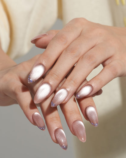 KOSBLING nail studio — Cat Eye / Champagne Glow