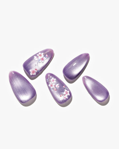 KOSBLING nail studio — Cat Eye / Sweet Violet
