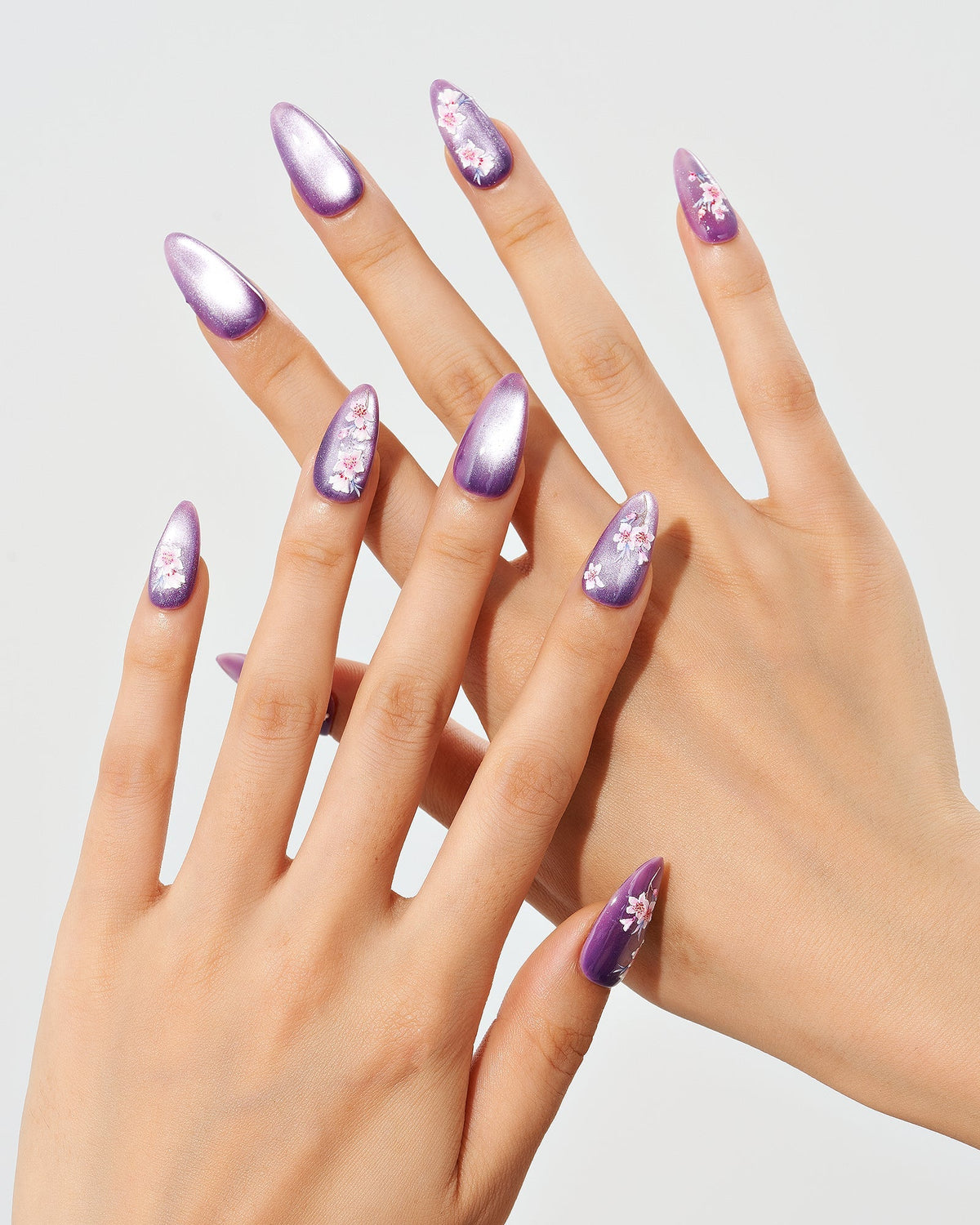 KOSBLING nail studio — Cat Eye / Sweet Violet