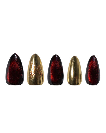 KOSBLING nail studio — Cat Eye / Vampire Gold