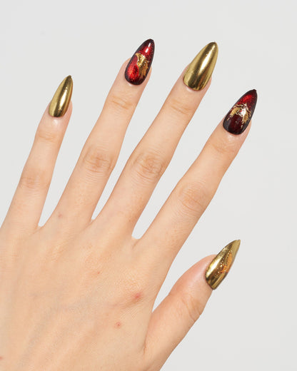 KOSBLING nail studio — Cat Eye / Vampire Gold