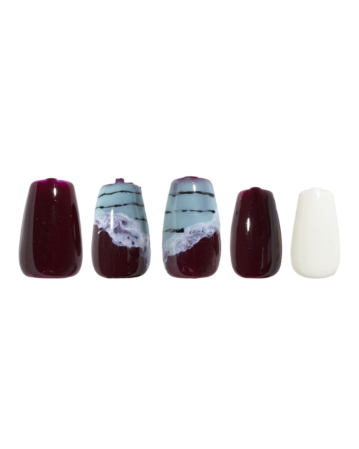 KOSBLING nail studio — Burgundy Ice