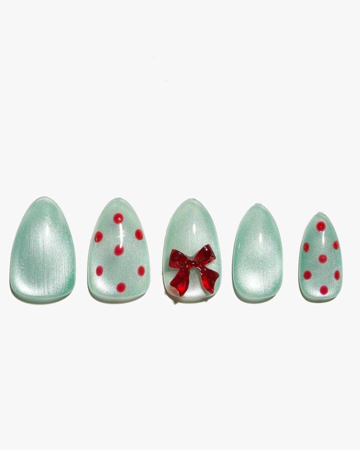 KOSBLING nail studio — Cat Eye / Cherry Mint