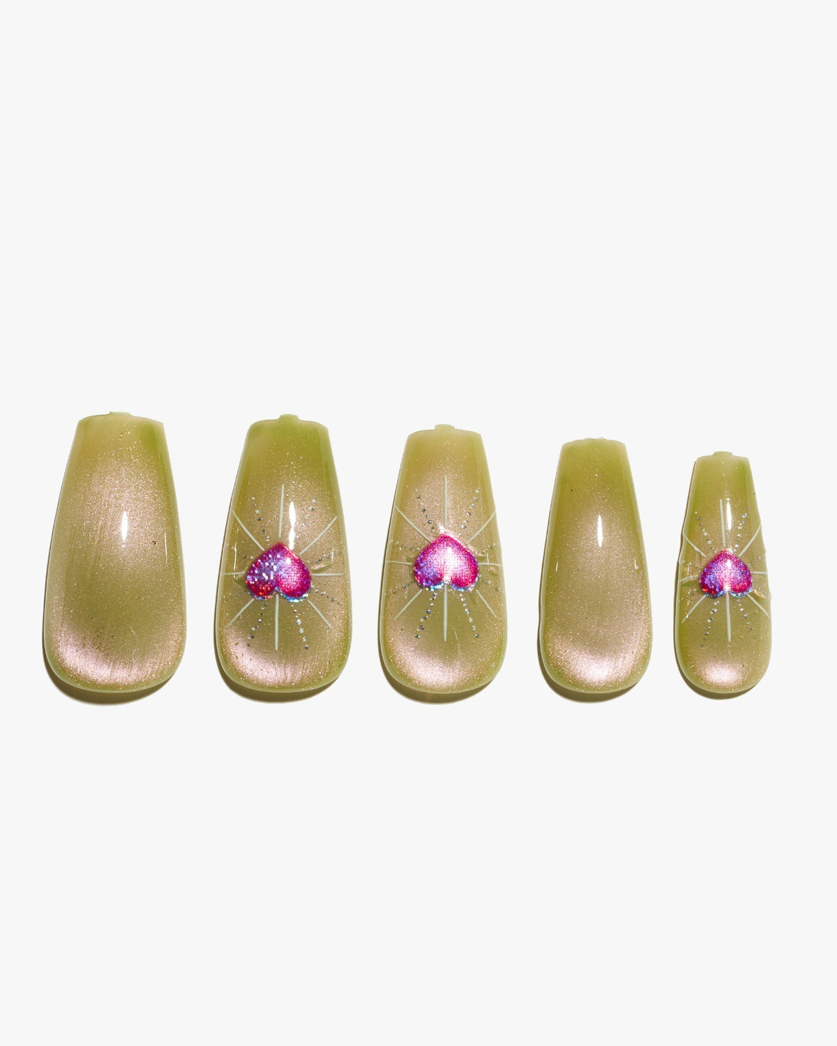 KOSBLING nail studio — Cat Eye / Soft Signal / Medium Long Coffin