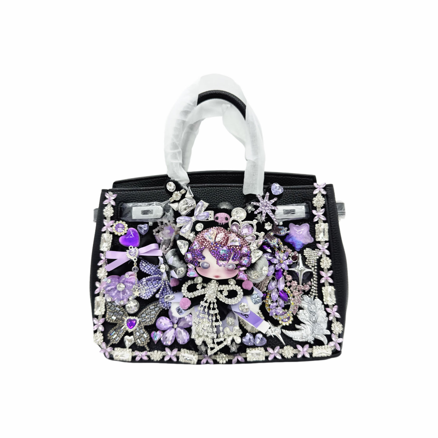 
Black & Violet Bow Garden