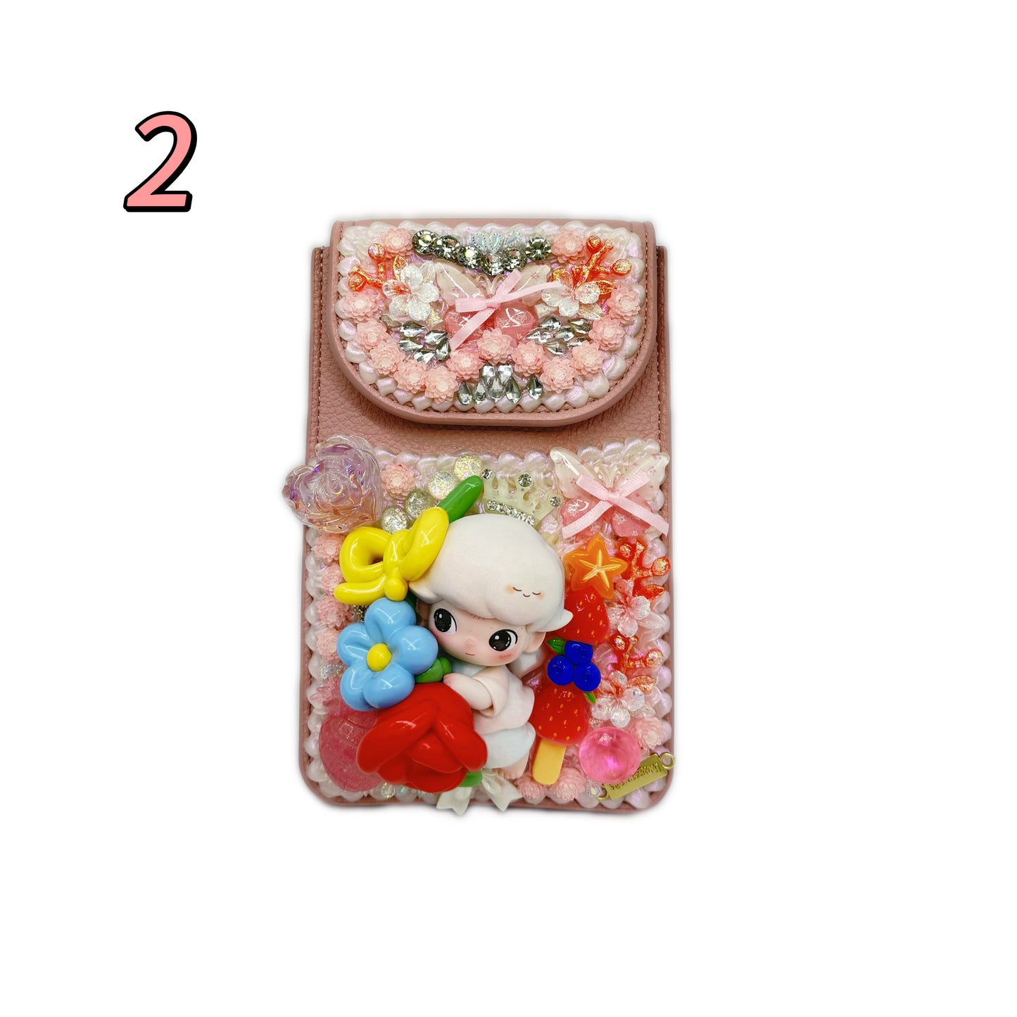 Kosbling In Stock- Crackle-finish coin purse