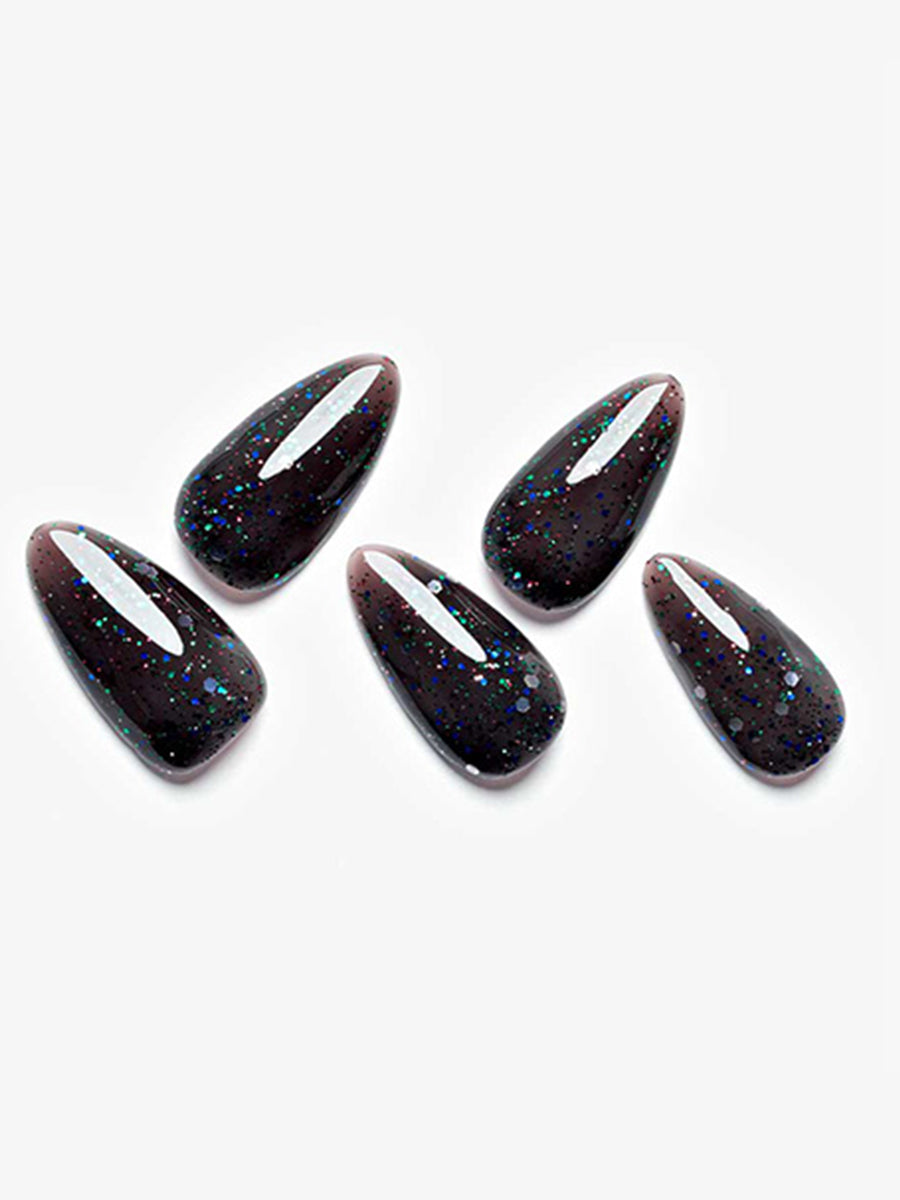 KOSBLING nail studio — Star Night Sky / Almond