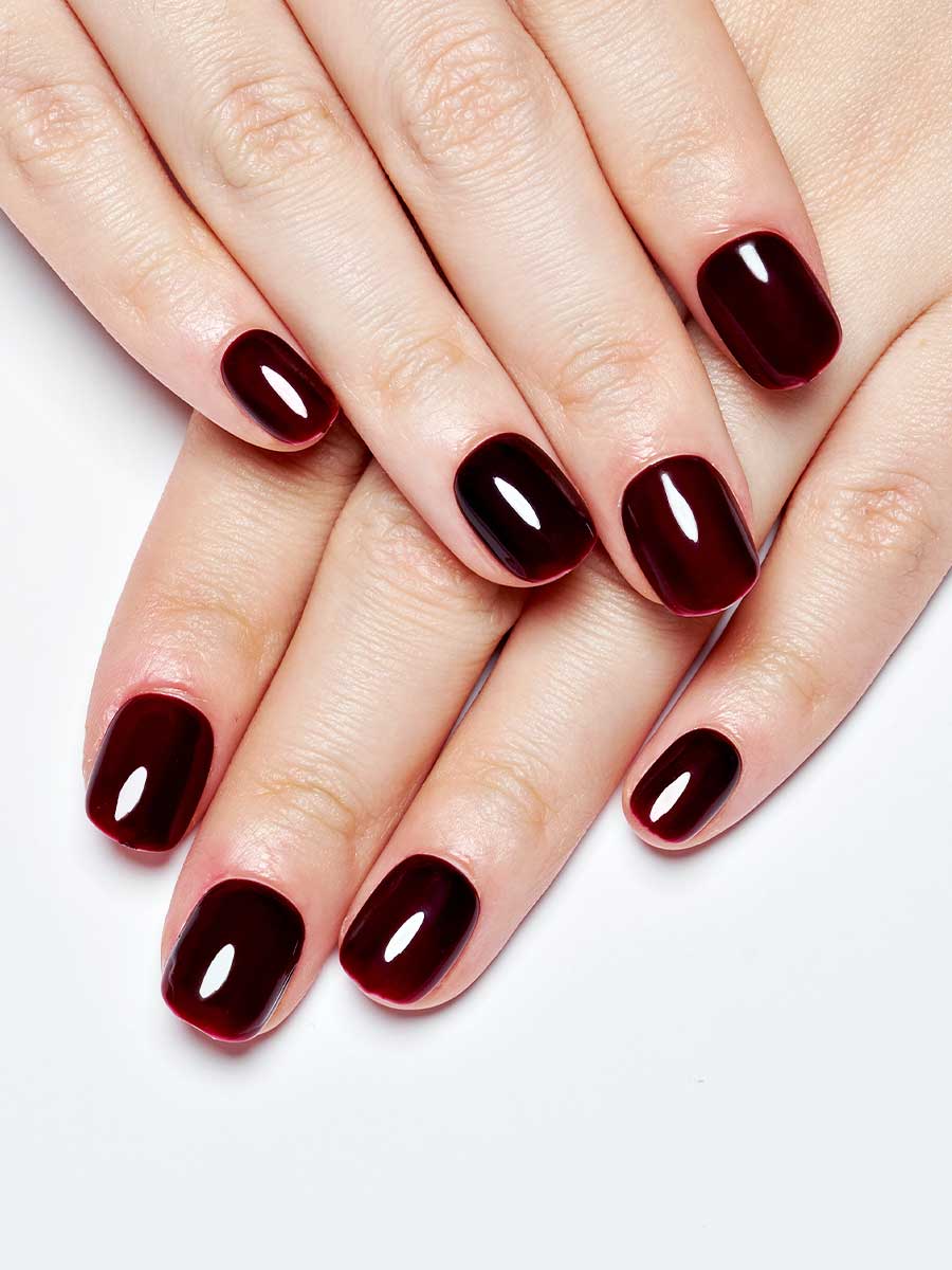 KOSBLING nail studio — Dark Red