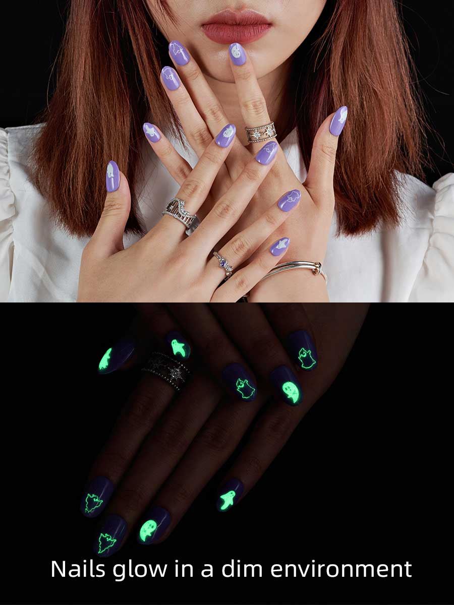 KOSBLING nail studio — Luminous / Lovely Ghost