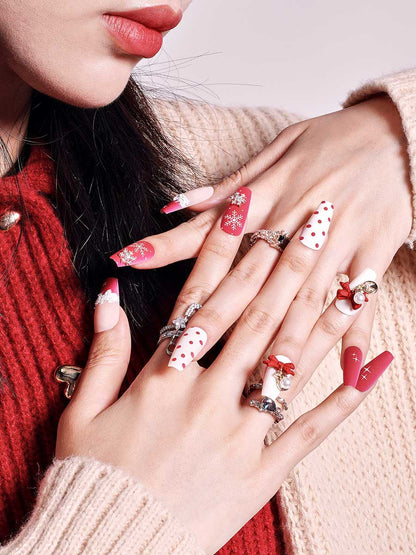 KOSBLING nail studio — Christmas Bows