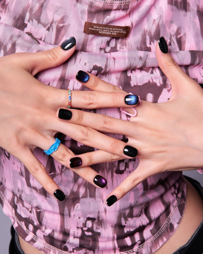 KOSBLING nail studio — Cat Eye / Deep Universe