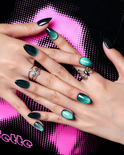 KOSBLING nail studio — Cat Eye / Emerald