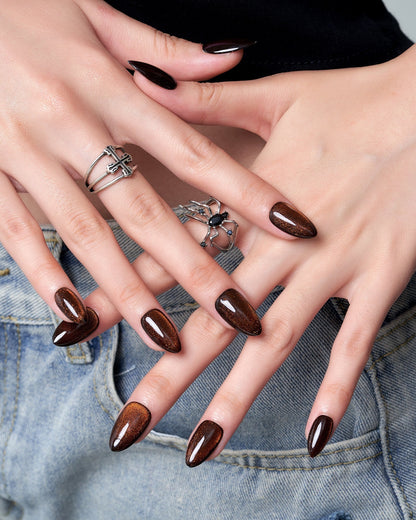KOSBLING nail studio — Cat Eye / Red Night