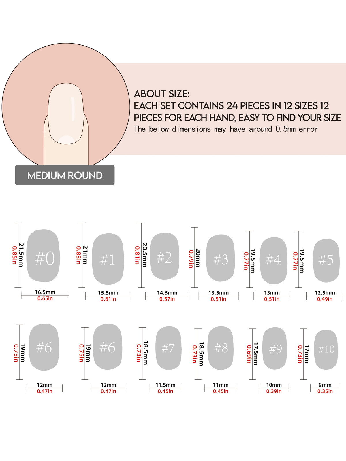 KOSBLING nail studio — Trick Mirror / Medium Round