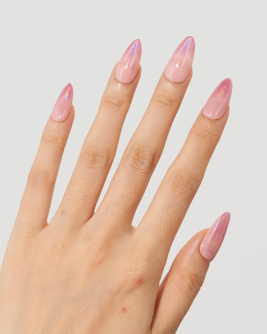 Aurora Blush — Handmade Nails - kosbling-kb-design-reference