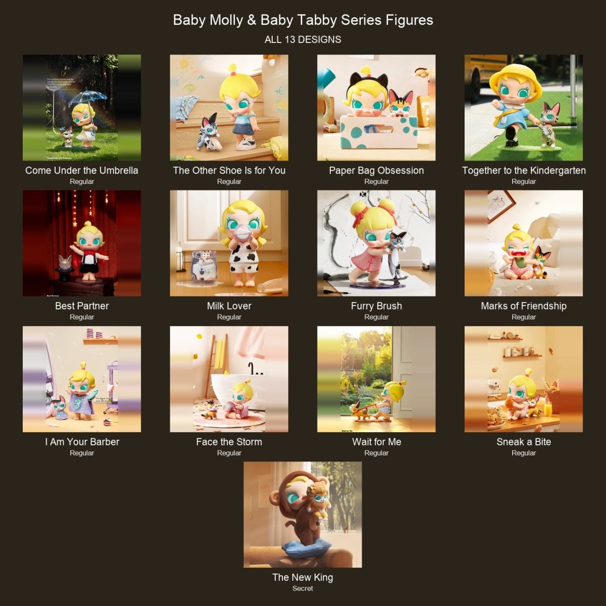 Baby Molly & Baby Tabby Series Figures - kosbling-ip-molly