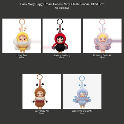 Baby Molly- Buggy Roam Series - Vinyl Plush Pendant Blind Box - kosbling-ip-molly