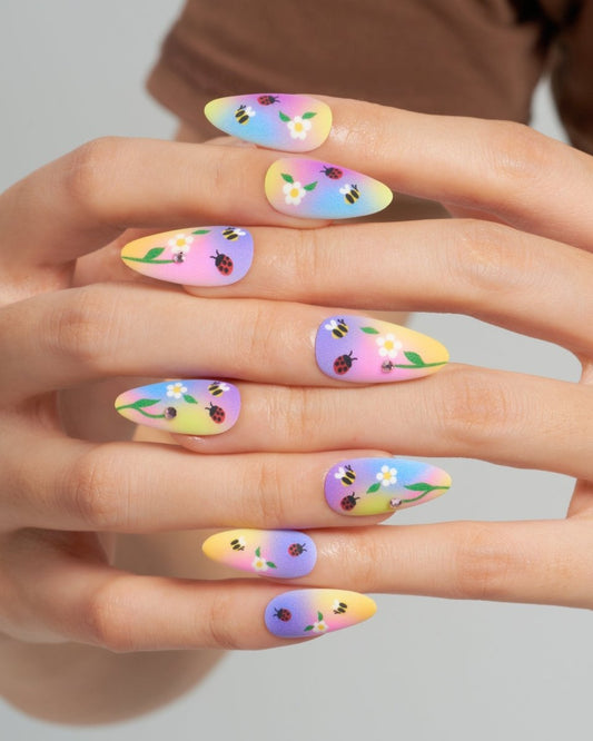 Bug Parade — Handmade Nails - kosbling-kb-design-reference