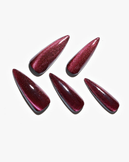 Cat Eye / Begonia — Handmade Nails - kosbling-kb-design-reference