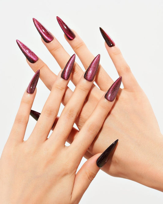 Cat Eye / Begonia — Handmade Nails - kosbling-kb-design-reference