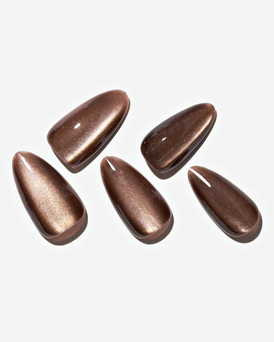 Cat Eye / Expresso — Handmade Nails - kosbling-kb-design-reference