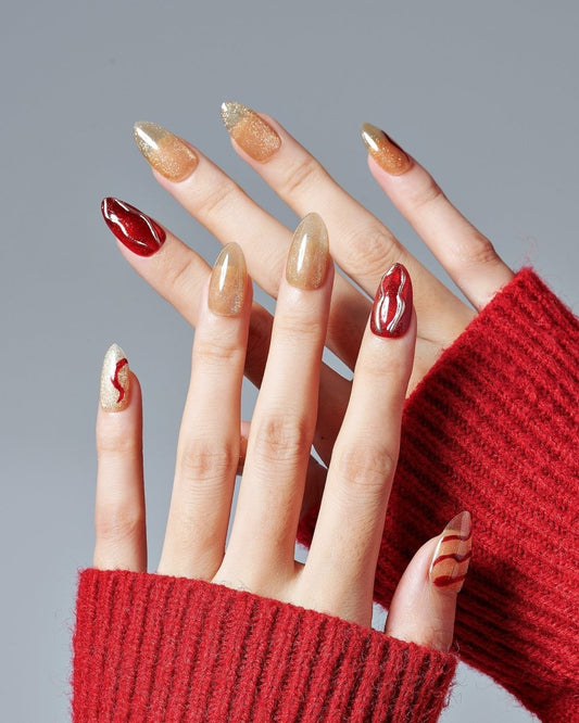 Cat Eye / Precious Night — Handmade Nails - kosbling-kb-design-reference