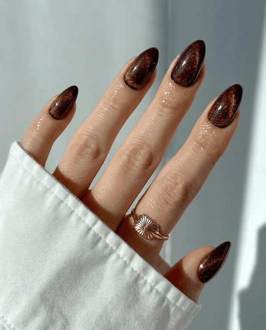 Cat Eye / Red Night+ — Handmade Nails - kosbling-kb-design-reference