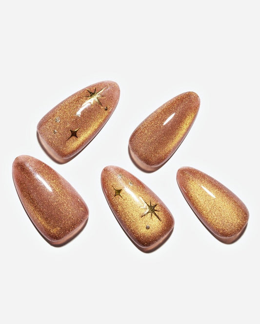 Cat Eye / Saturn — Handmade Nails - kosbling-kb-design-reference