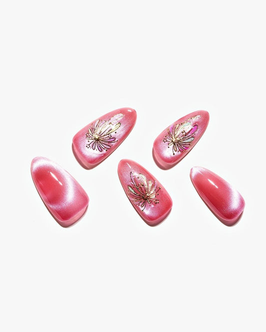 Cat Eye / Sweet Flash — Handmade Nails - kosbling-kb-design-reference
