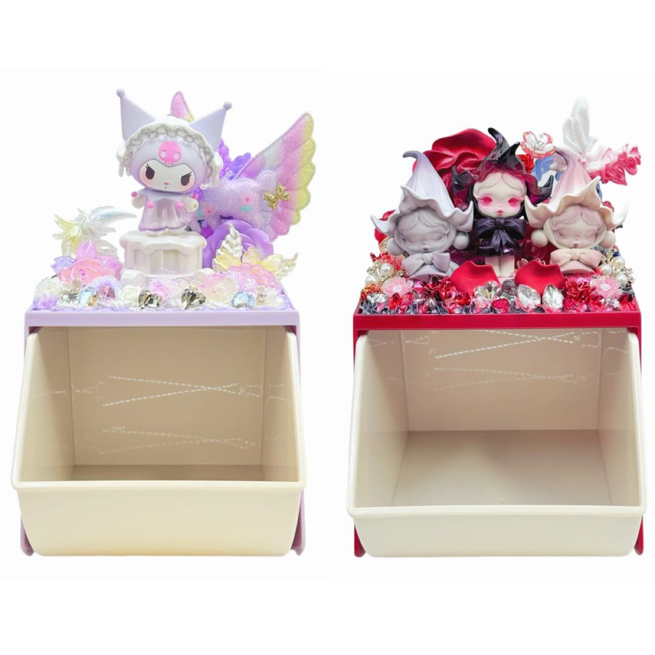 Handmade Cream Glue Tea & Capsule Organizer 2