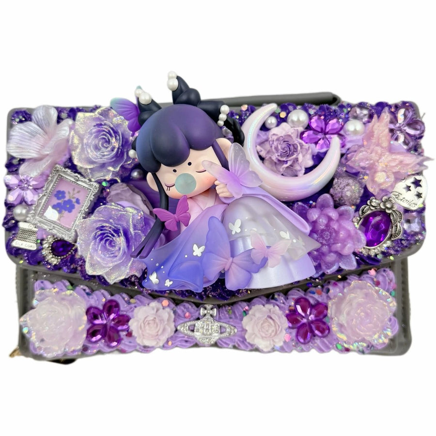 Cream-Glue Doll Phone Wallet - kosbling-