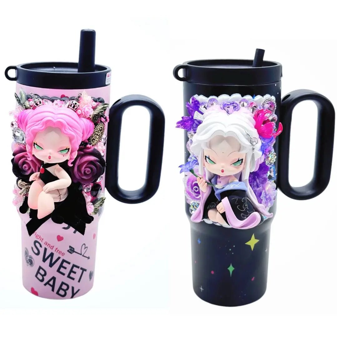 Custom Cream-Glue Doll Thermo Cup - kosbling-