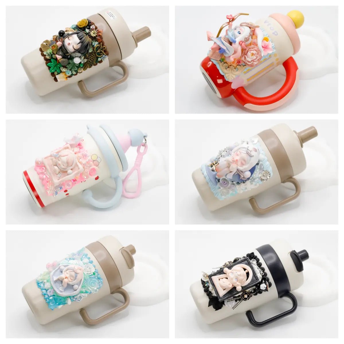 Custom Cream-Glue Doll Thermo Cup - kosbling-