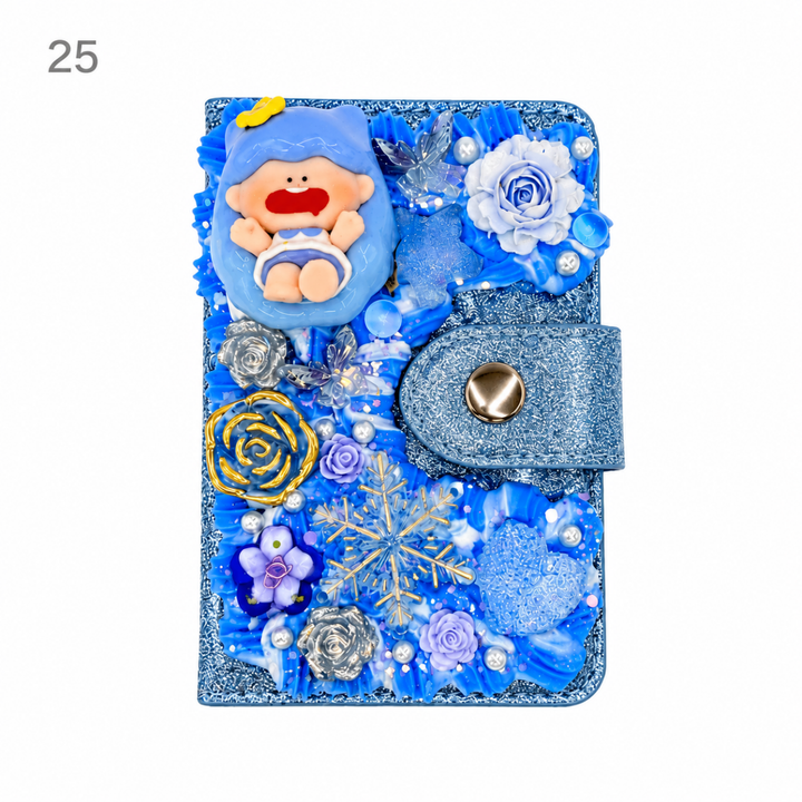 Decorated Magnetic Phone Card Holder - kosbling-ready-to-ship