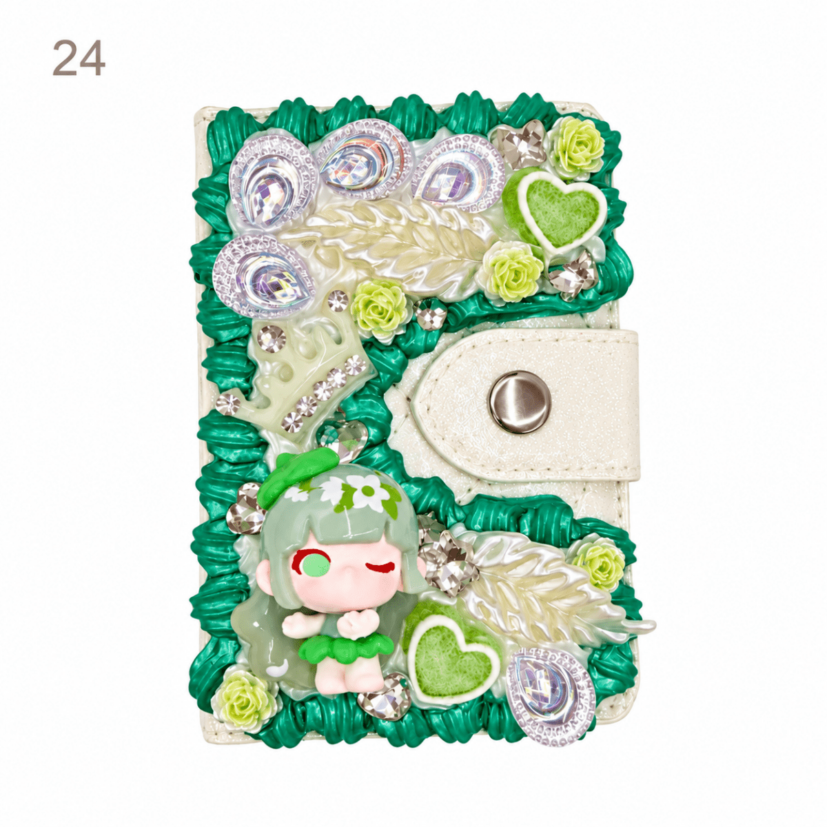 Decorated Magnetic Phone Card Holder - kosbling-ready-to-ship