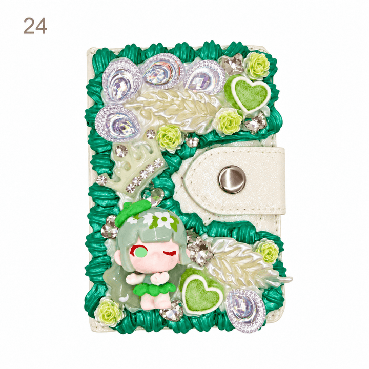 Decorated Magnetic Phone Card Holder - kosbling-ready-to-ship