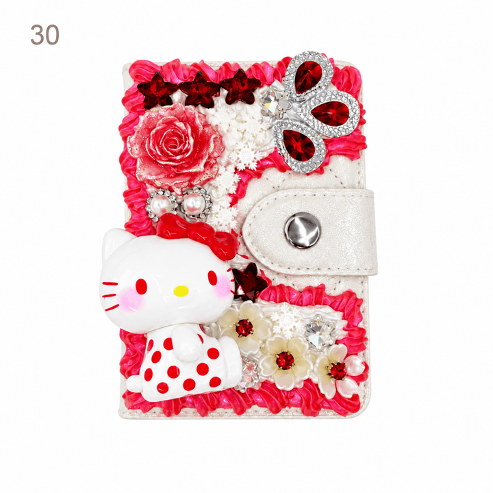 Decorated Magnetic Phone Card Holder - kosbling-ready-to-ship