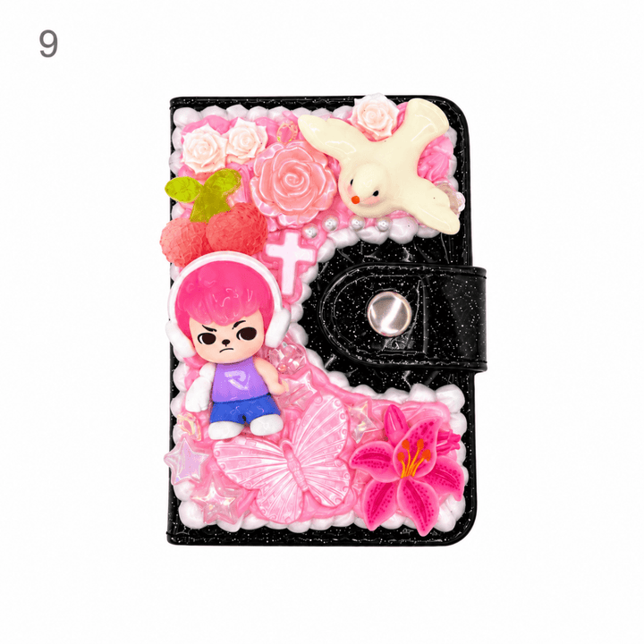 Decorated Magnetic Phone Card Holder - kosbling-ready-to-ship