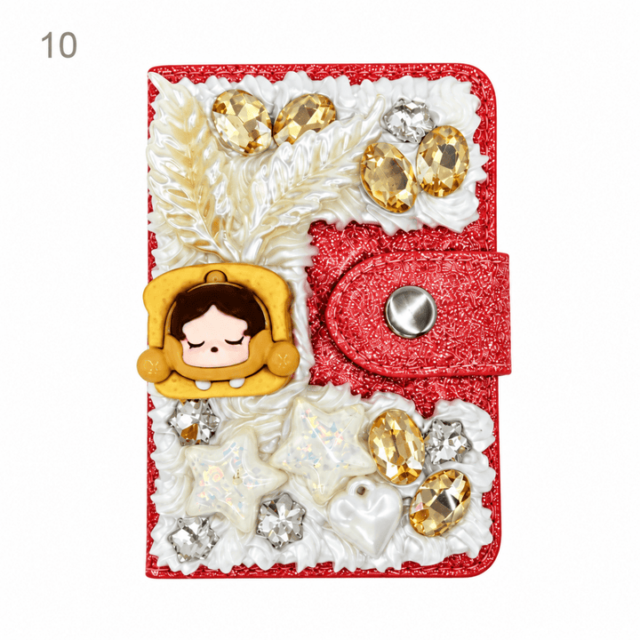 Decorated Magnetic Phone Card Holder - kosbling-ready-to-ship