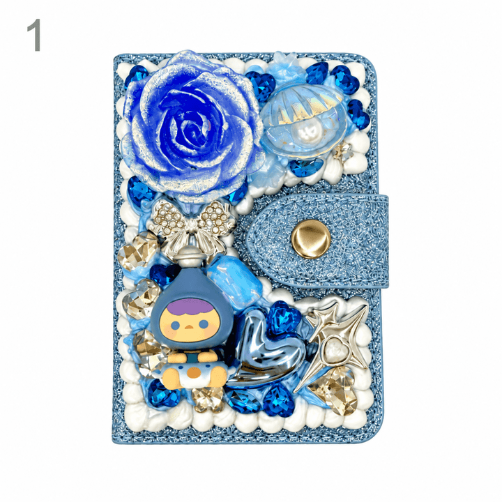 Decorated Magnetic Phone Card Holder - kosbling-ready-to-ship