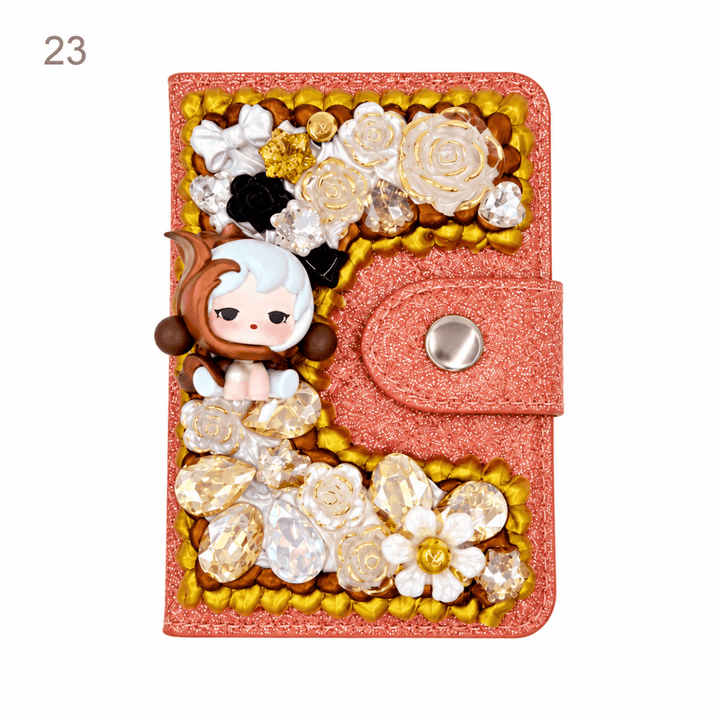 Decorated Magnetic Phone Card Holder - kosbling-ready-to-ship