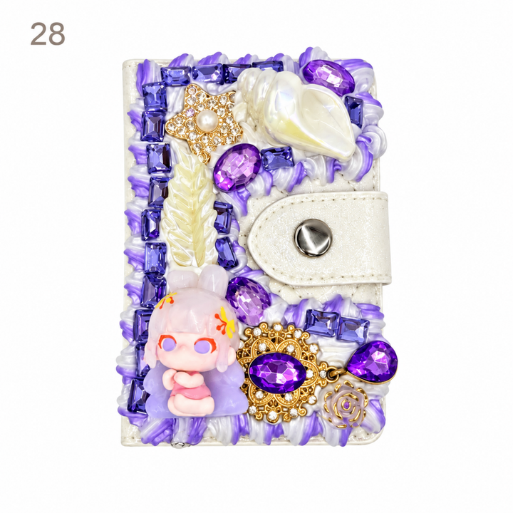 Decorated Magnetic Phone Card Holder - kosbling-ready-to-ship